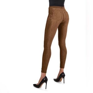 MeMoi Thin-Rib Slim-Cut Stretch Corduroy Leggings